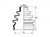 Faltenbalg, Antriebswelle CV Boot:39241-53J25