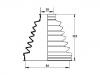 Faltenbalg, Antriebswelle CV Boot:39241-AW325